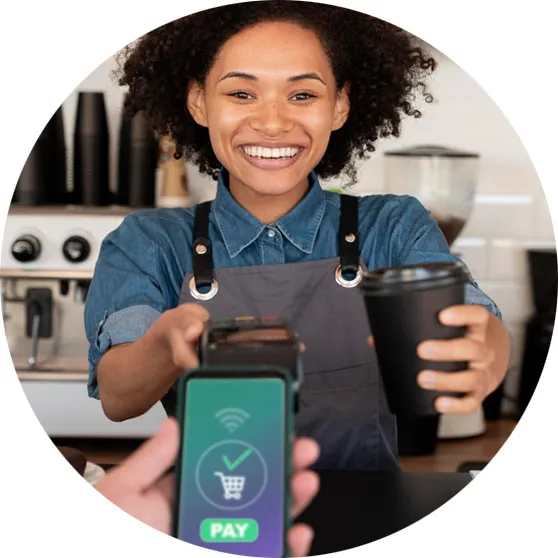 EPOS terminal in a retail environment