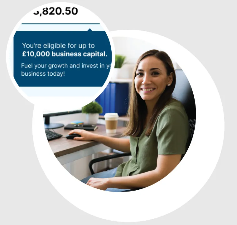 Business owner reviewing payment dashboard